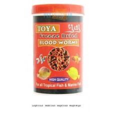 Toya Fish Food Freeze Dried Blood Worms 40 Gm